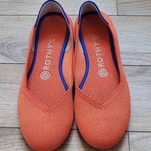 Retired Rothys Persimmon Orange Marina Flats